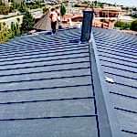 İncek’te yaptığımız kenet çatı uygulaması